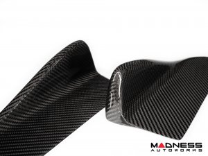Alfa Romeo Giulia Side Skirt Flaps - Carbon Fiber - Stile Italia Alfa Romeo Giulia Side Skirt Flaps - Carbon Fiber - Stile Italia